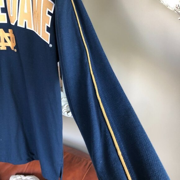 VINTAGE 90'S MEN'S LEE SPORT NOTRE DAME LONG SLEEVE EMBROIDERED LOGO MED. NWT - Picture 4 of 9